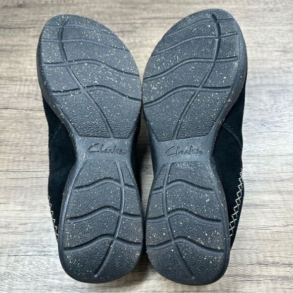 Clarks~Women's~”Roseville Echo”~Black Slip On Mules~Size 7 - Picture 8 of 9